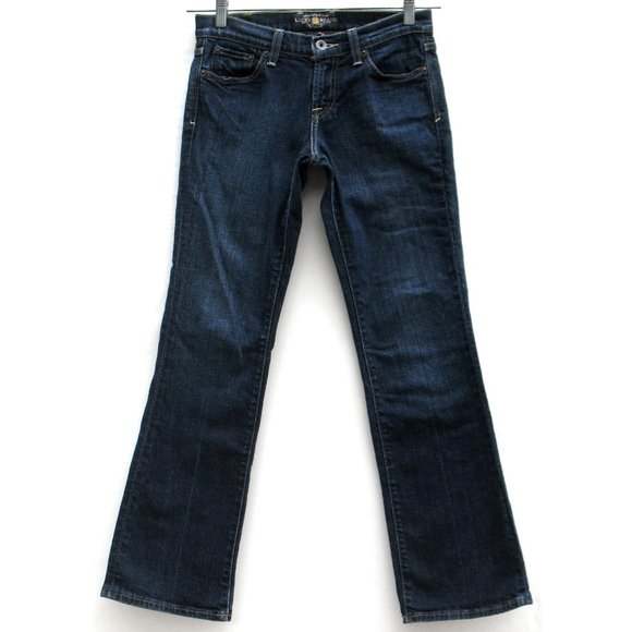 Lucky Brand Classic Rider 99 Bootcut Dark Sz 4 - Picture 2 of 7